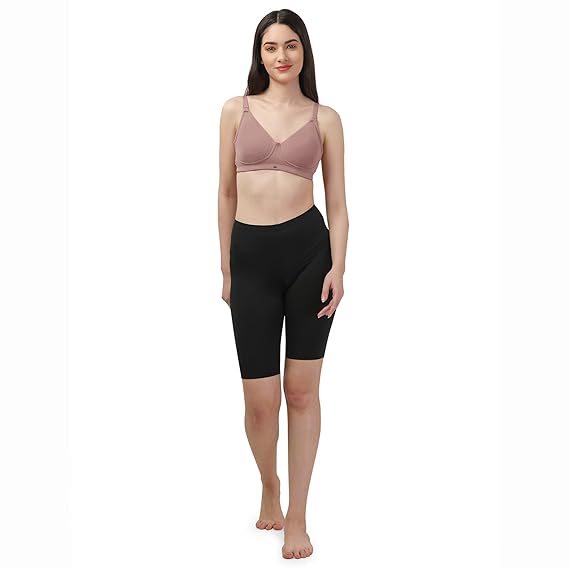 SOIE Everyday Cotton T-Shirt Bra – Non-Padded, Non-Wired, Full Coverage